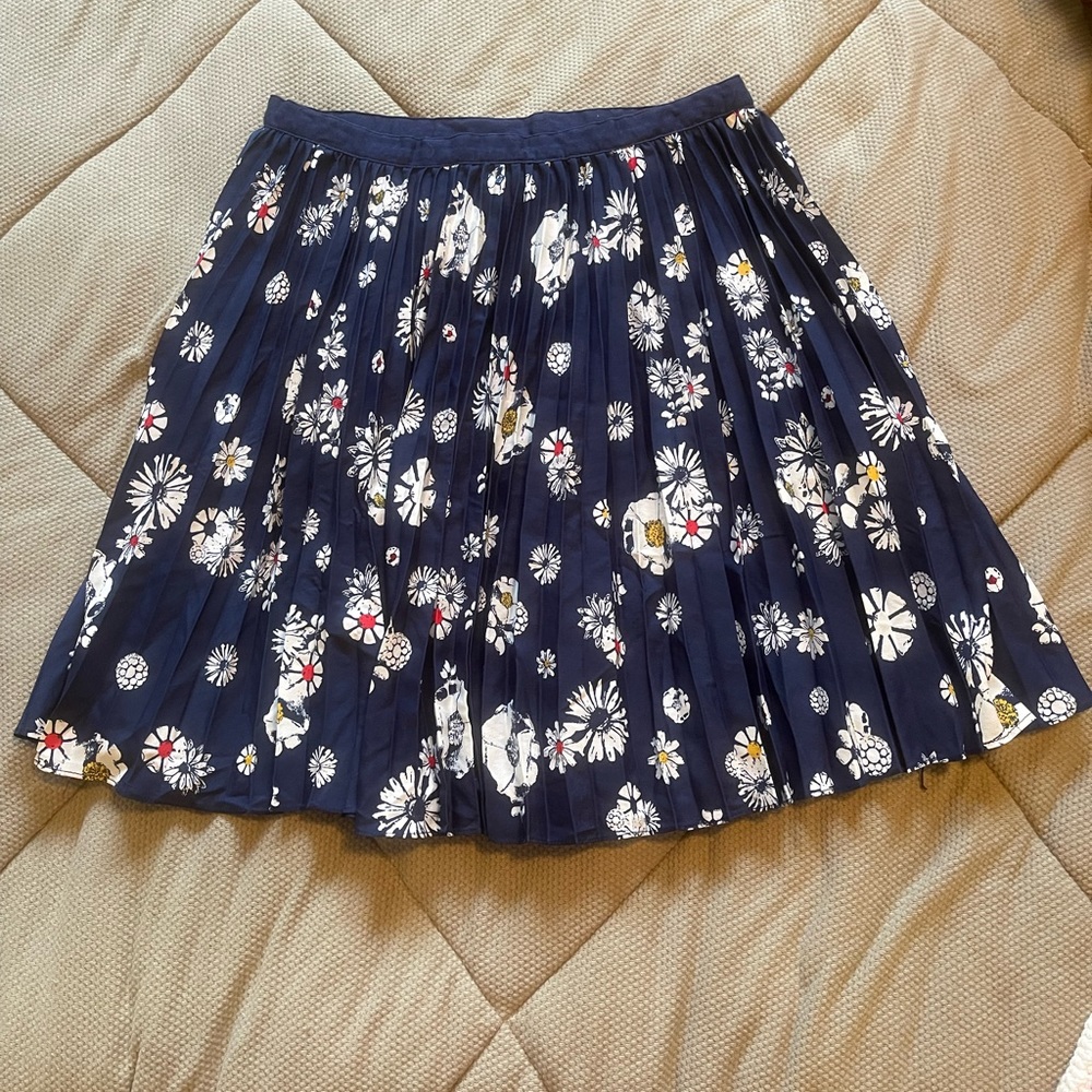 Jason Wu Pleated Floral Mini Skirt Size 12
